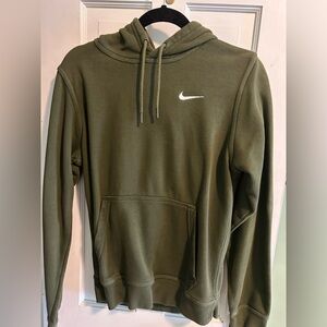 Green Nike Hooded Sweatshirt Size Small Comfortable Good Condition